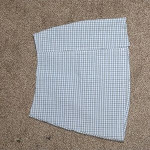 Street code plaid skirt